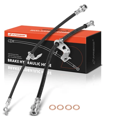 2 Pcs Front Brake Hydraulic Hose