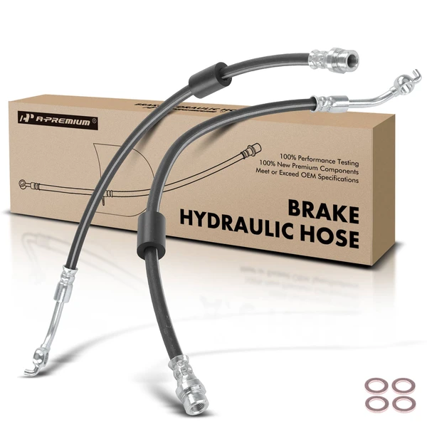 2 Pcs Rear Brake Hydraulic Hose for 2017-2020 Genesis G80