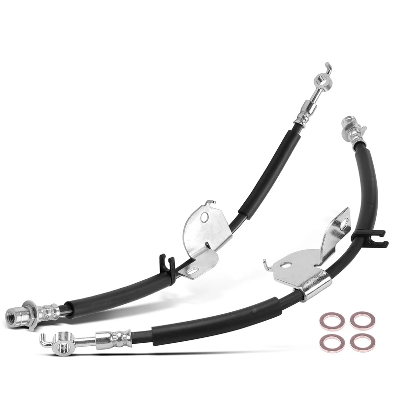 2 Pcs Front Brake Hydraulic Hose for Ford F-150 2015-2019