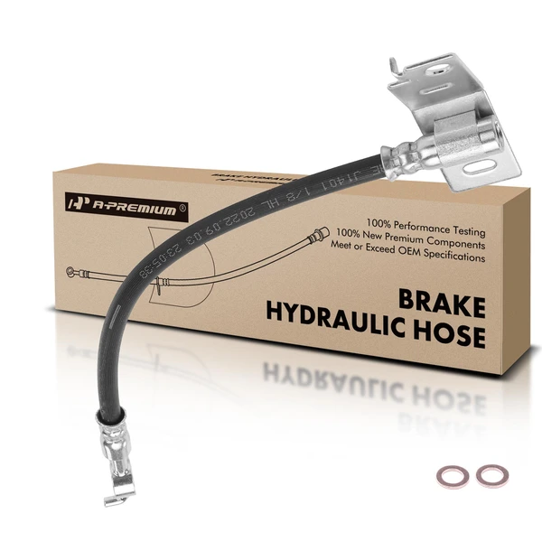 Rear Driver Brake Hydraulic Hose for Ford F-150 15-17 with Manual Parking Brake