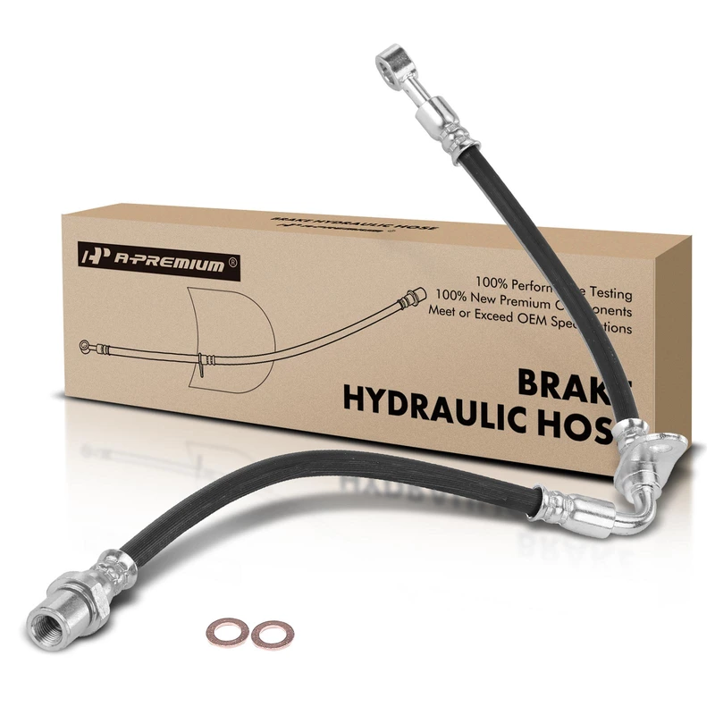 Front Driver Brake Hydraulic Hose for Subaru Legacy 2015-2019 H4 2.5L 3.6L