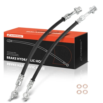 2 Pcs Rear Brake Hydraulic Hose