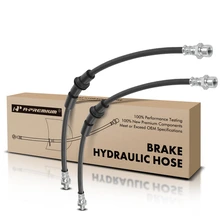2 Pcs Front Brake Hydraulic Hose