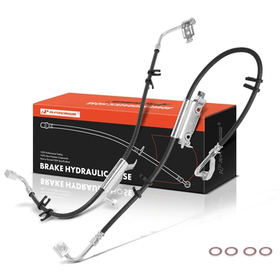 2 Pcs Front Brake Hydraulic Hose
