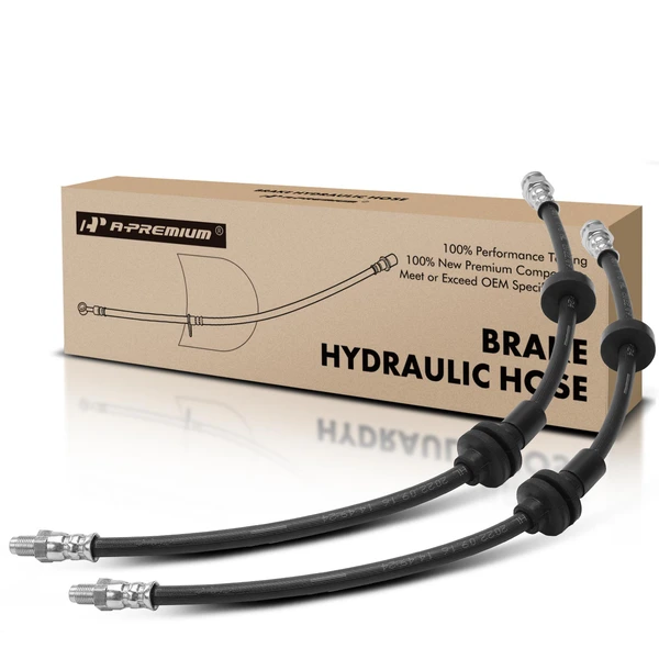 2 Pcs Front Brake Hydraulic Hose for Ram ProMaster 1500 2500 3500 14-19