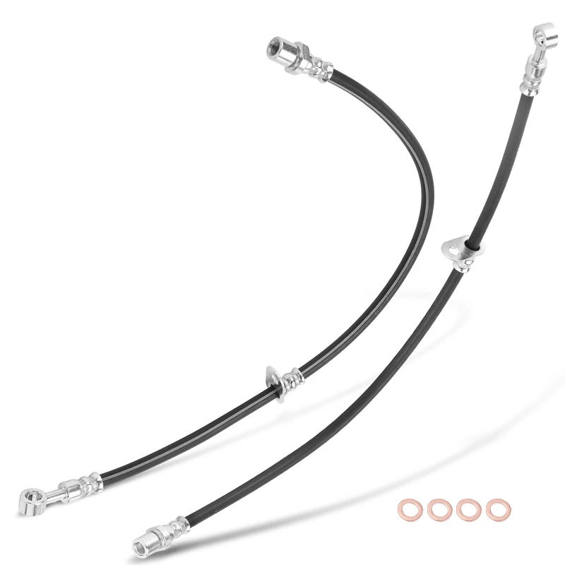 2 Pcs Front Brake Hydraulic Hose for Subaru Outback 2010-2014