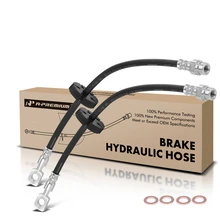 2 Pcs Rear Outer Brake Hydraulic Hose for 2015-2020 Ford Transit-350 HD