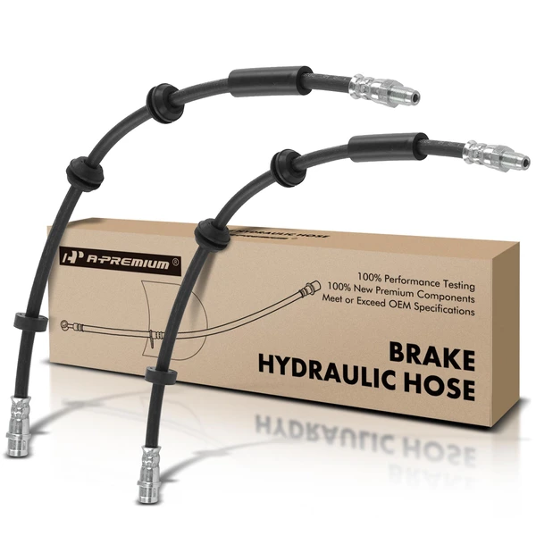 2 Pcs Front Brake Hydraulic Hose for Mercedes-Benz C400 E43 AMG E300