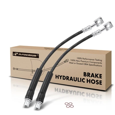 2 Pcs Rear Brake Hydraulic Hose