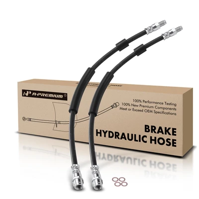 2 Pcs Front Brake Hydraulic Hose