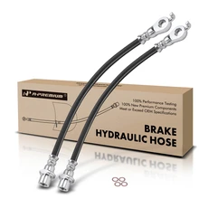 2 Pcs Rear Brake Hydraulic Hose