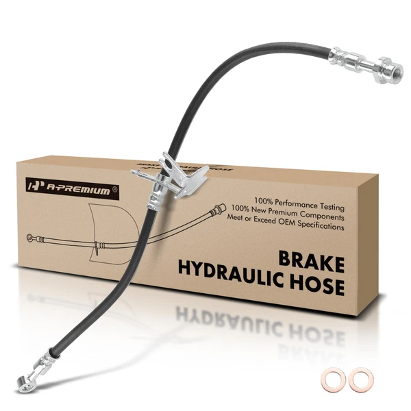 Front Driver Brake Hydraulic Hose for Kia Sorento 2014-2015 L4 2.4L V6 3.3L