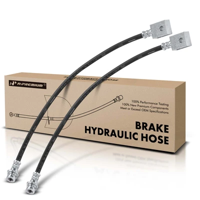 2 Pcs Rear Inner Brake Hydraulic Hose