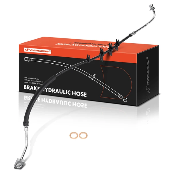 Front Passenger Brake Hydraulic Hose for GMC C5500 Topkick 2003-2009 Chevy C4500