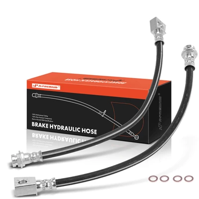 2 Pcs Rear Brake Hydraulic Hose