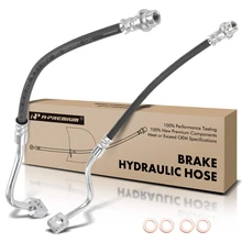 2 Pcs Rear Brake Hydraulic Hose for 2016 Chevrolet Malibu