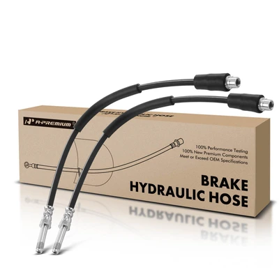 2 Pcs Rear Brake Hydraulic Hose