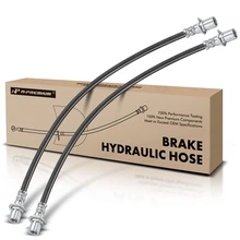 2 Pcs Rear Inner Brake Hydraulic Hose for 2014-2017 Chevrolet Silverado 1500