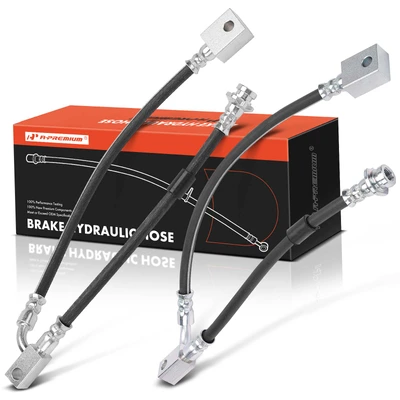 2 Pcs Front Brake Hydraulic Hose