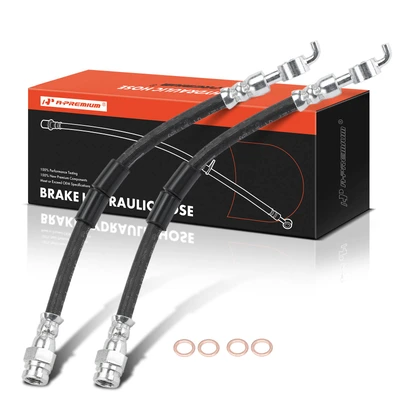 2 Pcs Rear Brake Hydraulic Hose