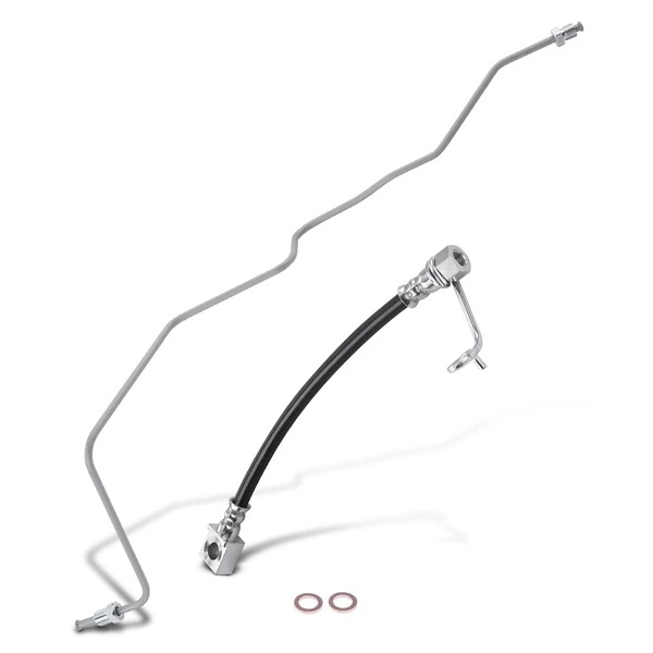 Rear Driver Outer Brake Hydraulic Line for Ram 3500 2015-2018 5.7L 6.4L 6.7L