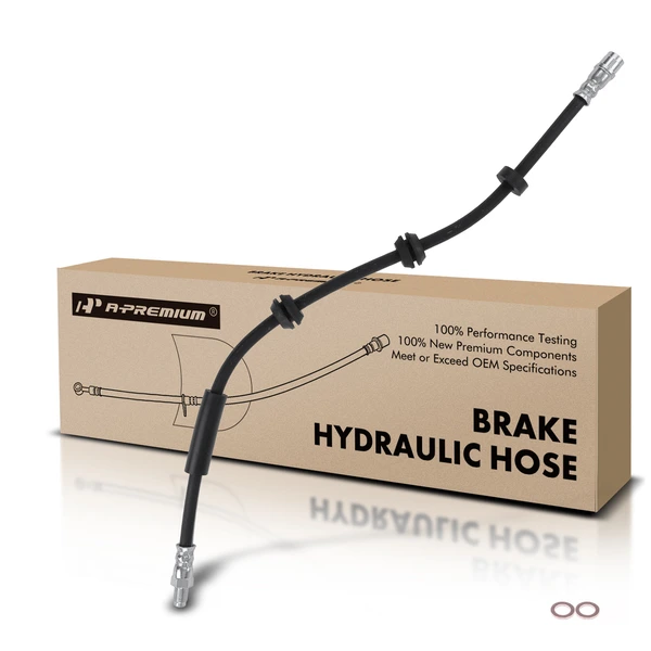 Front Driver or Passenger Brake Hydraulic Hose for 2016 Mercedes-Benz C450 AMG