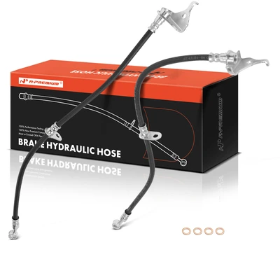 2 Pcs Front Brake Hydraulic Hose