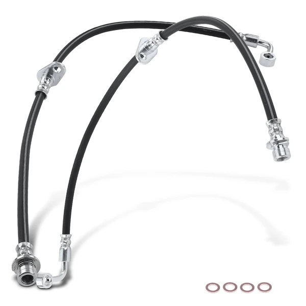 2 Pcs Front Brake Hydraulic Hose for Honda Accord 2018-2021 1.5L 2.0L