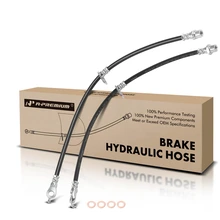 2 Pcs Rear Brake Hydraulic Hose