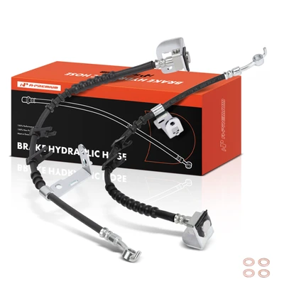 2 Pcs Front Brake Hydraulic Hoses for 2022-2025 Ford F-150 Lightning