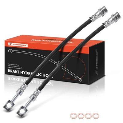 2 Pcs Rear Brake Hydraulic Hose