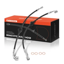 2 Pcs Front Brake Hydraulic Hose