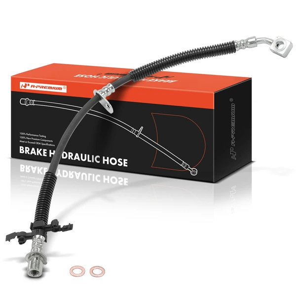 Front Passenger Brake Hydraulic Hose for Chevy Camaro 16-23 Cadillac CTS 16-19