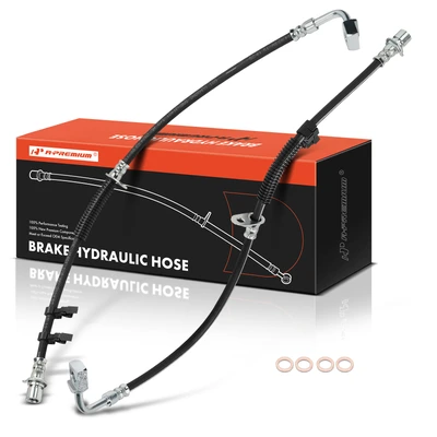 2 Pcs Front Brake Hydraulic Hose