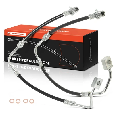 2 Pcs Front Brake Hydraulic Hose