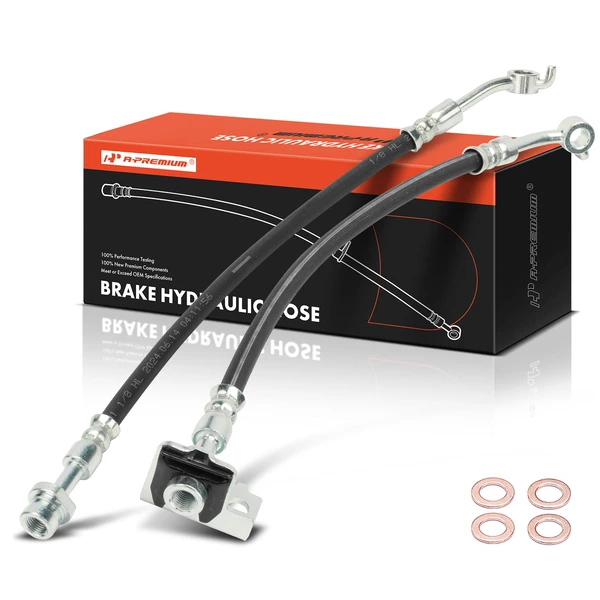 2 Pcs Rear Brake Hydraulic Hose for 2017-2022 Hyundai Ioniq