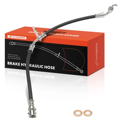 Rear Driver Brake Hydraulic Hose with Bracket