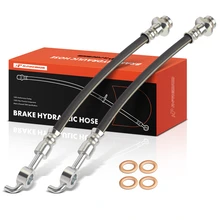 2 Pcs Rear Driver & Passenger Brake Hydraulic Hose for 2021-2025 Nissan Rogue