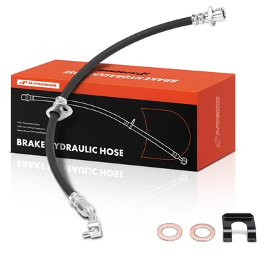 Rear Passenger Brake Hydraulic Hose with Bracket