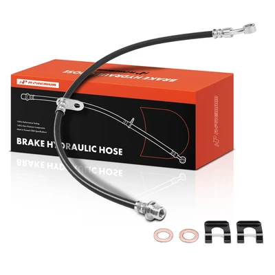 Front Driver Brake Hydraulic Hose with Bracket