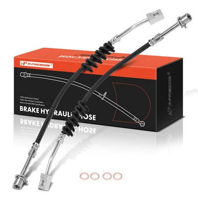 2 Pcs Rear Brake Hydraulic Hose