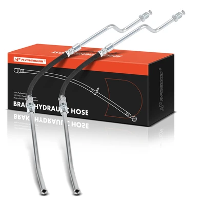 2 Pcs Front Brake Hydraulic Hose
