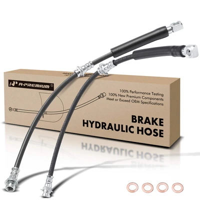 2 Pcs Front Brake Hydraulic Hose