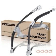 2 Pcs Front Brake Hydraulic Hose for 1990-1998 Buick Skylark