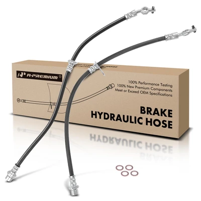2 Pcs Front Brake Hydraulic Hose