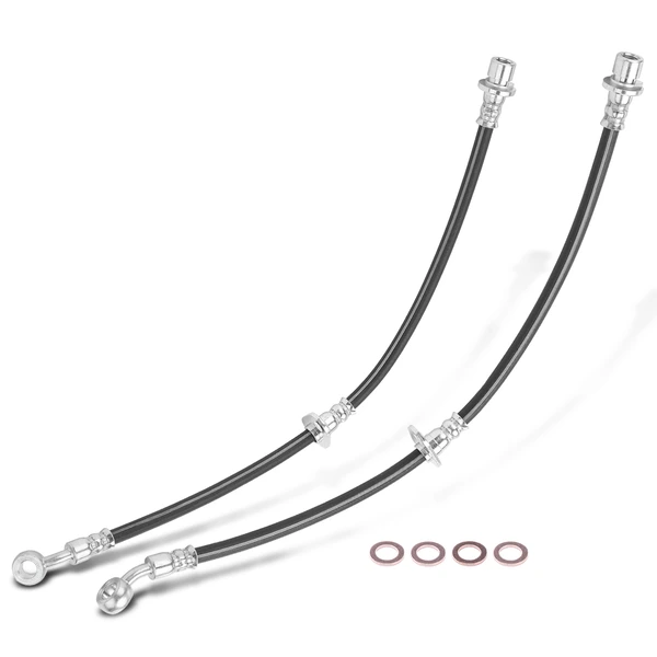 2 Pcs Rear Brake Hydraulic Hose for Acura Integra 1994-2001 Honda Civic