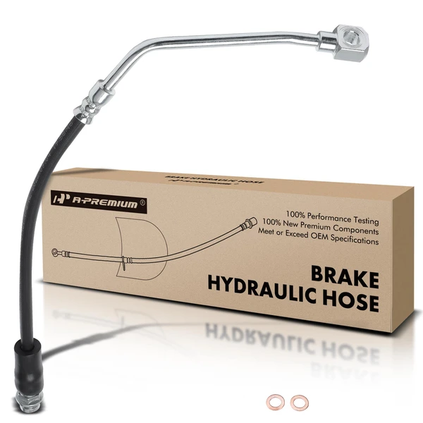 Front Driver Brake Hydraulic Hose for 1992-1996 GMC K2500 Suburban