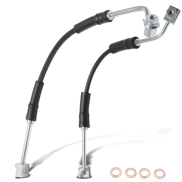 2 Pcs Front Brake Hydraulic Hose for Ford Ranger 1989-1994 Mazda B2300