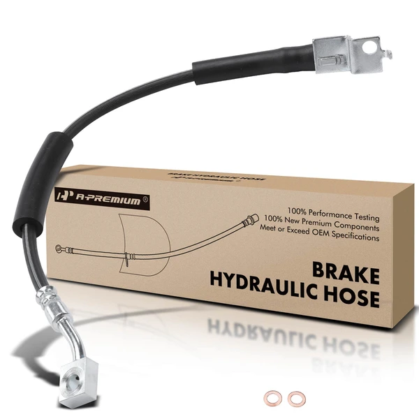 Front Driver Brake Hydraulic Hose for 1997-2006 Jeep Wrangler