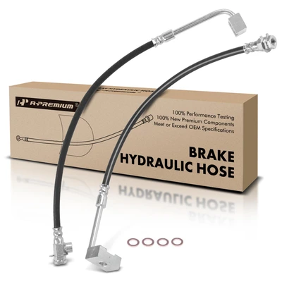 2 Pcs Front Brake Hydraulic Hose